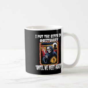 Funny Horror Grim Sensenmann Kostüm Erwachsene Män Kaffeetasse