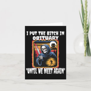 Funny Horror Grim Sensenmann Kostüm Erwachsene Män Karte