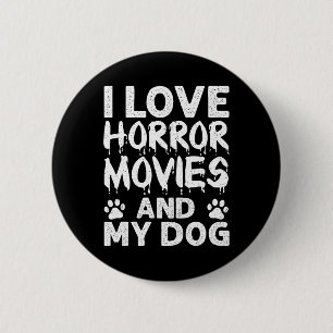 Funny Horror Movie Art for Men Women Film Horror m Button