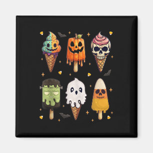 Funny Horror Summer Popsiween Halloween Ice Cream Magnet