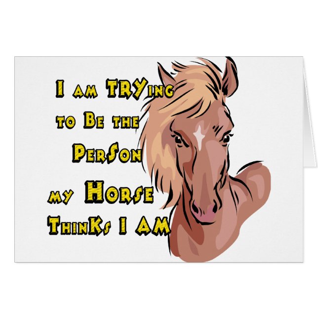 Funny Horse (Vorderseite (Horizontal))