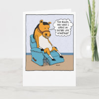 Funny Horse Entdeckungen im Sessel zum Geburtstag