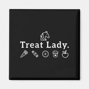 Funny Horse Leckerei Lady Horse Mama Reiten Magnet