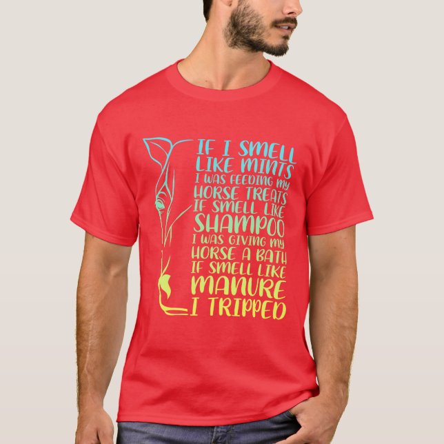 Funny Horse Lover Horseback Ristorante da Valentin T-Shirt (Vorderseite)