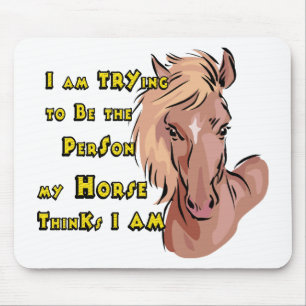 Funny Horse Mousepad