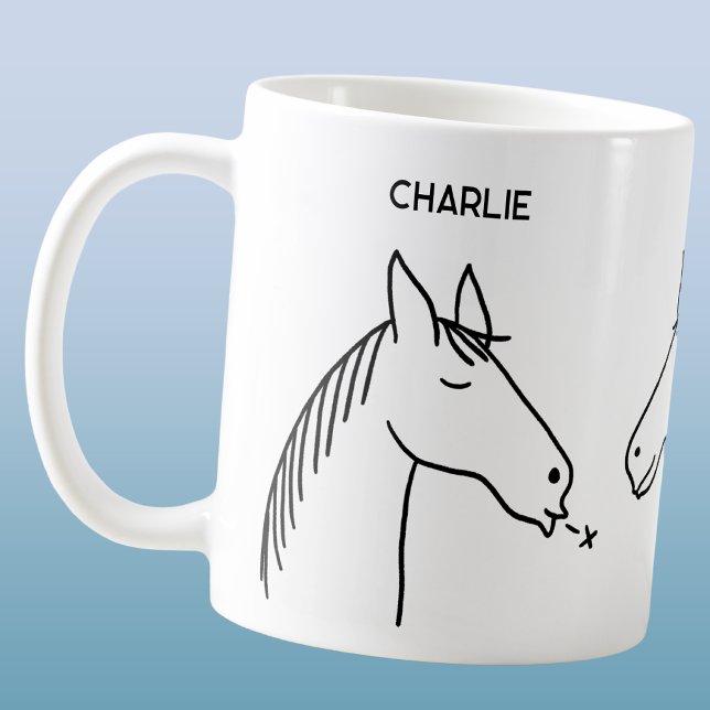 Funny Horse Personalisiert Kaffeetasse (Von Creator hochgeladen)
