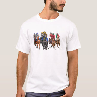 Funny Horse Racing Jockey Racer Derby Rider Race T-Shirt
