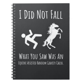 Funny Horse Riding Gifts Equestrian Sports Rider Notizblock