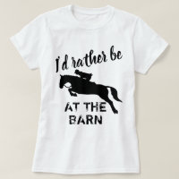 Funny Horse Shirt möchte ich lieber im Barn Reitti