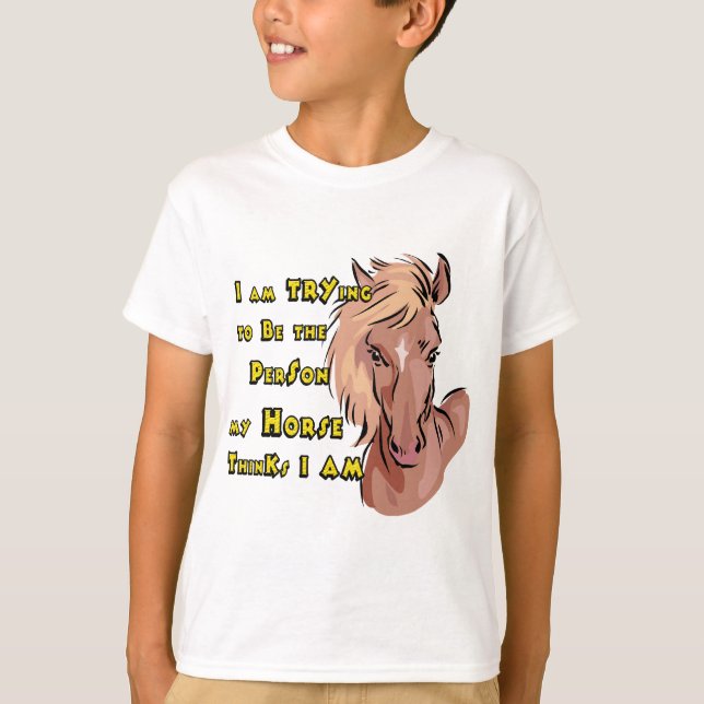 Funny Horse T-Shirt (Vorderseite)