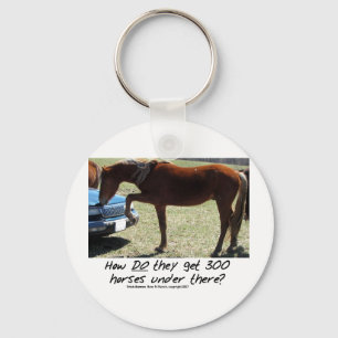 Funny Horse: Wie bekommen sie 300 unter? Schlüsselanhänger