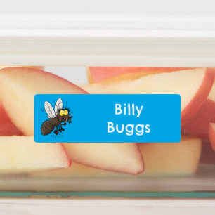 Funny Horsefly Insekt Cartoon personalisiert Etiketten