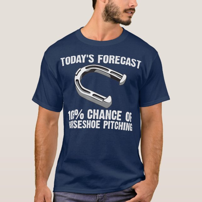 Funny Horseshoe Pitching Geschenke Männer Frauen P T-Shirt (Vorderseite)