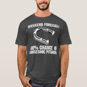 Funny Horseshoe Pitching Geschenke Männer Frauen P T-Shirt