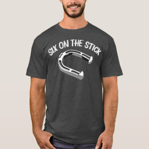 Funny Horseshoe Pitching Geschenke Männer Frauen P T-Shirt