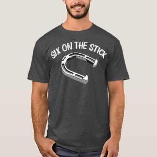 Funny Horseshoe Pitching Geschenke Männer Frauen P T-Shirt
