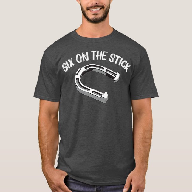 Funny Horseshoe Pitching Geschenke Männer Frauen P T-Shirt (Vorderseite)