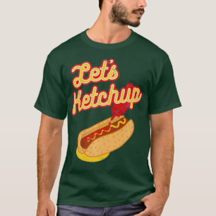 Funny Hot Dog Dackel Bun Pun Lasse Ketchup T-Shirt
