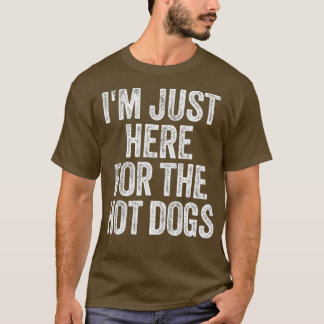 Funny Hot Dogs Camping Camp Feuer Feuer Feuer Feue T-Shirt
