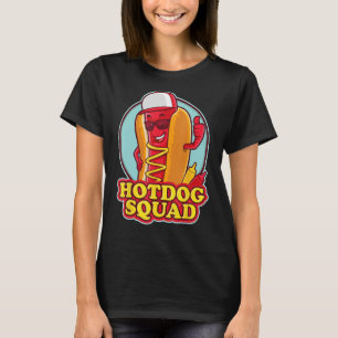 Funny Hotdog Squad Hotdog mit Senf Hotdog T-Shirt