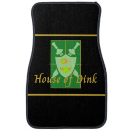 Funny House of Dink Pickleball Wappen Autofußmatte