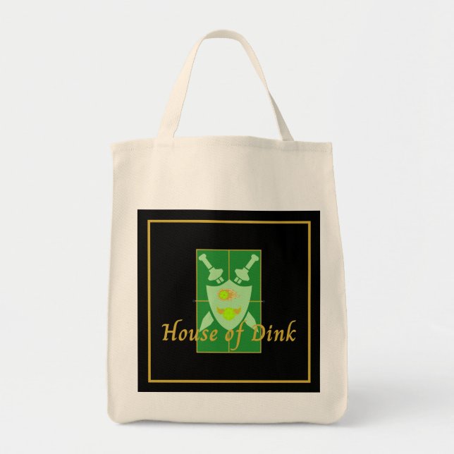 Funny House of Dink Pickleball Wappen Tragetasche (Vorne)