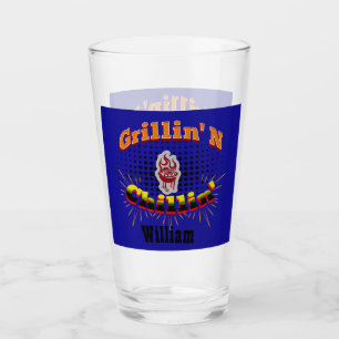 Funny Housewarming GRILLEN Bar und Grill trinken Glas