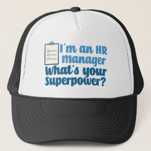 Funny Human Resources Superhero Truckerkappe
