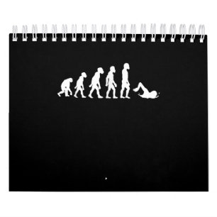 Funny Human Swimming Evolution Schwimmer Schwimmba Kalender