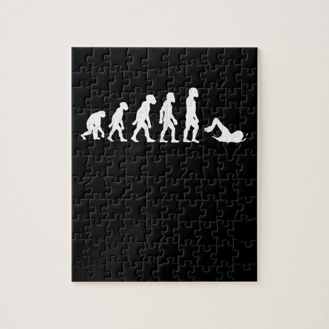 Funny Human Swimming Evolution Schwimmer Schwimmer (Vertikal)