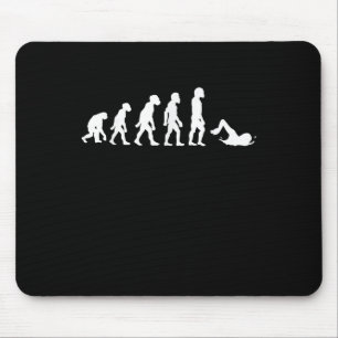Funny Human Swimming Evolution Schwimmer Schwimmer Mousepad