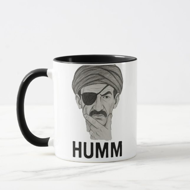 Funny "HUMM" Tasse - Sarcastic Arabic Character De (Links)