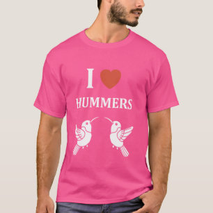 Funny Hummingbird zitiert in Liebe Hummers T-Shirt