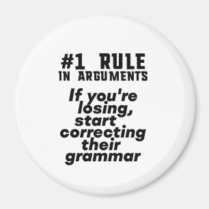 Funny Humour Grammar Zitat Englisch Lehrer Magnet