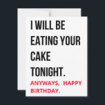 Funny Humour Naughty Happy Birthday Card Feiertagskarte<br><div class="desc">Funny,  Dirty,  Naughty,  Happy Birthday Geschenkideen. Diese Happy Birthday Card mit Wünschen oder Botschaften kann für ihn,  ihren Mann,  Ehefrau,  Männer,  Frauen,  Jungen,  Mädchen,  Freund,  Freundin,  Verlobte,  Verlobte,  Ehefrau,  Liebe ein perfektes Geschenk sein</div>