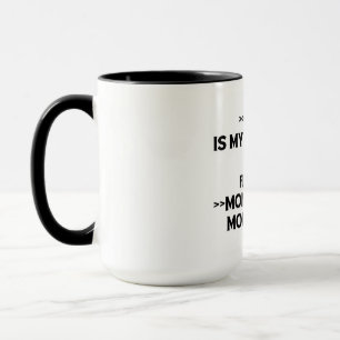 Funny/Humurer Zitat Kaffee Tasse (schwarz und weiß