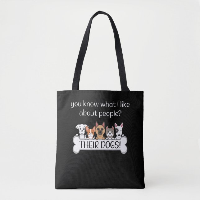Funny Hund Groomer Quote Haustier Welpenzucht Lieb Tasche (Vorderseite)
