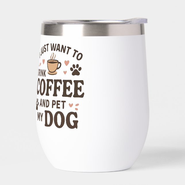 Funny Hund Lover Tasse Hund Mama Hund Vater (Links)