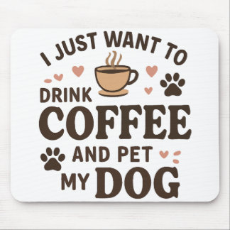Funny Hund Lover Tasse Hund Mama Hund Vater Mousepad