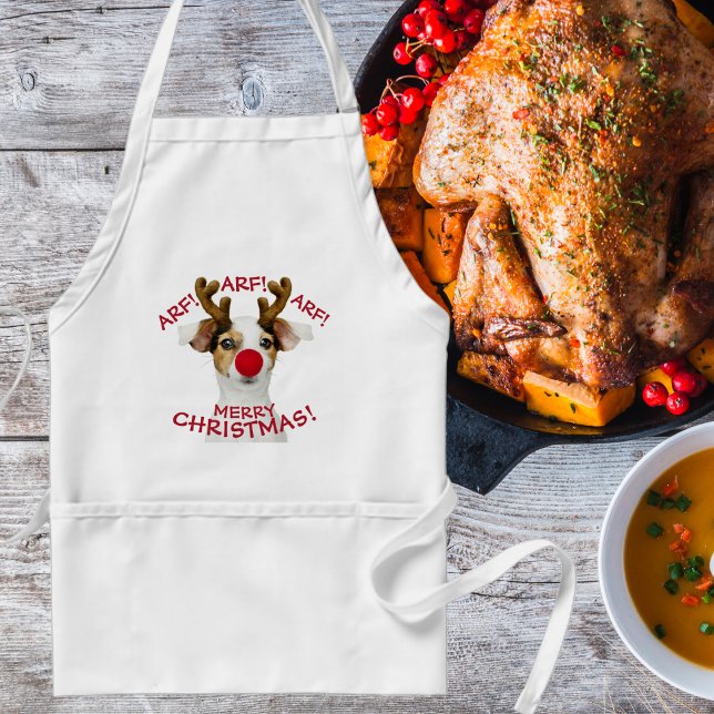 Funny, Hund Lover, Weihnachten, Festlich Schürze (Funny, Dog Lover, Christmas, Festive Adult Apron)