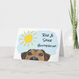 Funny Hund Thema hinzufügen einen Namen glücklich  Karte
