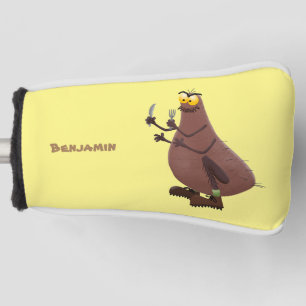 Funny hungrig hässlich flehe Cartoon Golf Headcover
