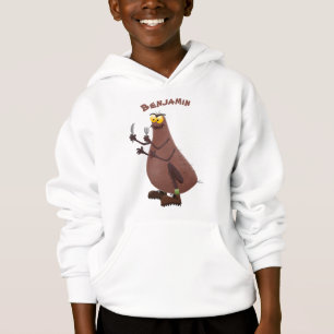 Funny hungrig hässlich flehe Cartoon Hoodie