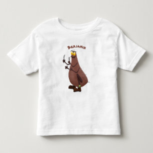 Funny hungrig hässlich flehe Cartoon Kleinkind T-shirt