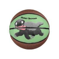 Funny hungrig Honigbadger Cartoon Illustration