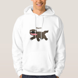 Funny hungrig Wolverine tierischer Cartoon Hoodie