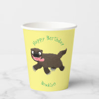 Funny hungrig Wolverine tierischer Cartoon