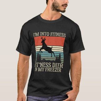 Funny Hunter Ich bin in die Fitness, die Ness Hirs T-Shirt