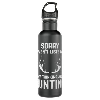 Funny Hunting for Bow and Rifle Deer Hunters  Edelstahlflasche
