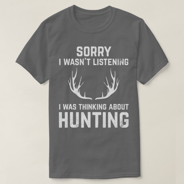 Funny Hunting for Bow and Rifle Deer Hunters  T-Shirt (Design vorne)